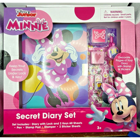 Minnie Mouse Secret Diary Set for little girls ages 3 and up Disney Junior