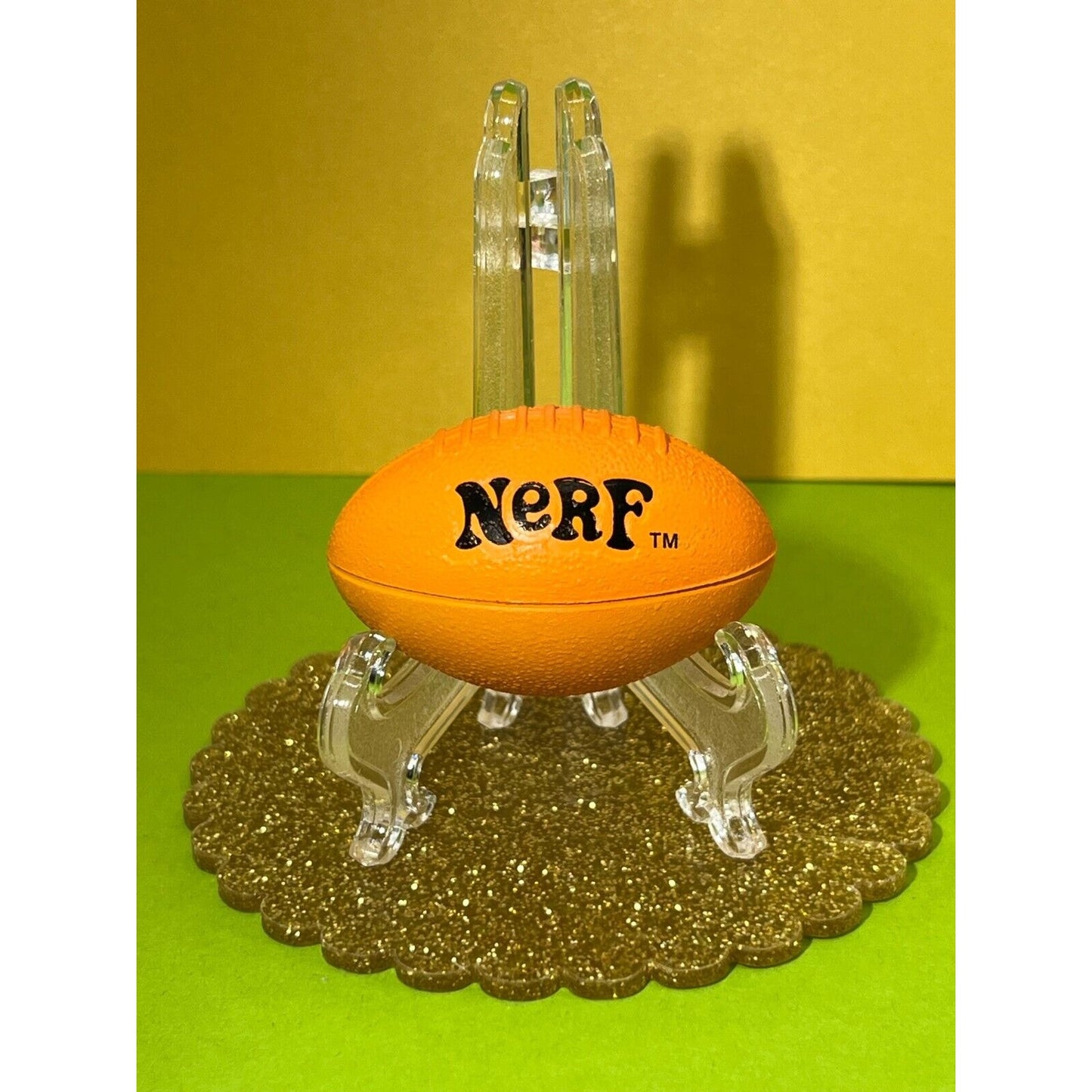 Worlds Smallest Toys Official Nerf Football 2.5" New Out of Box Original Package