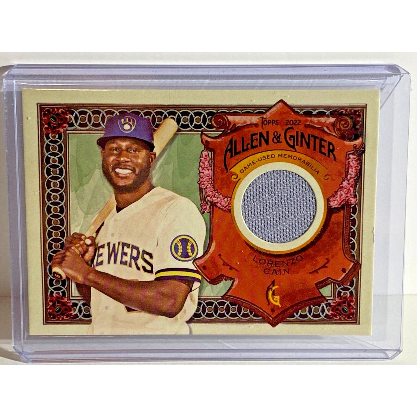 2022 Topps Allen And Ginter Lorenzo Cain Relic Insert AGRA-LCA