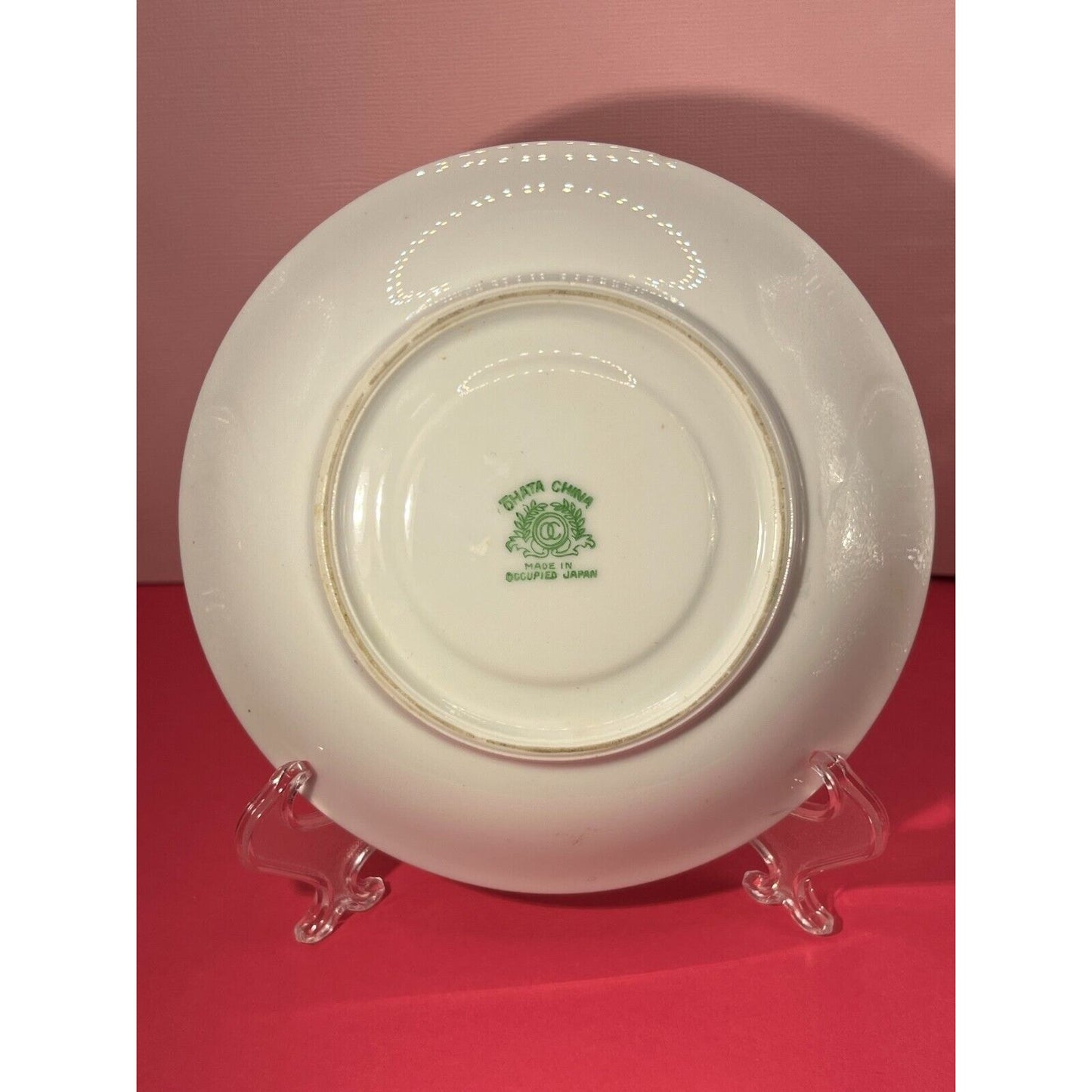 Ohata China Grape Vine Made in Occupied Japan 5.5" Saucer Plate