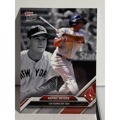 Lou Gehrig Day 2024 #LGD-4 Rafael Devers Boston Red Sox